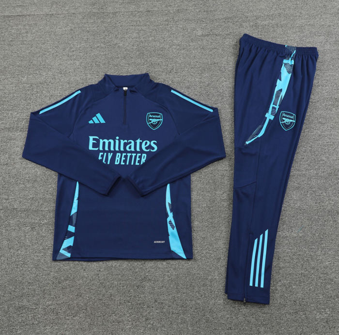 2425 Arsenal Sapphire Blue tracksuit Training Kit