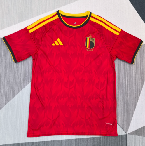 25 26 Belgian home red football jersey