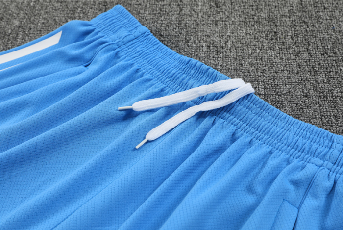2526 Short-sleeved Real Madrid Light Blue training kit mens and kids