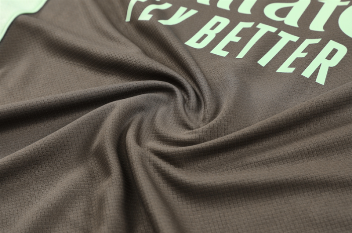 2526 Real Madrid short sleeved khaki training men and kids