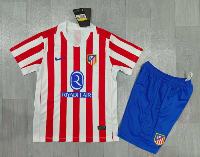 2526 Atletico Madrid Home Jersey Kit for kids