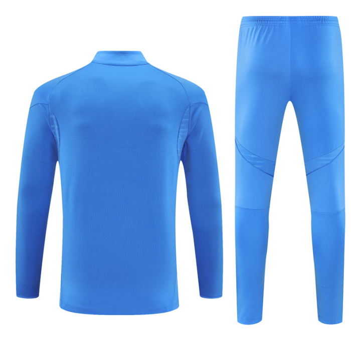 2526 Real Madrid light blue long-sleeved training tracksuit