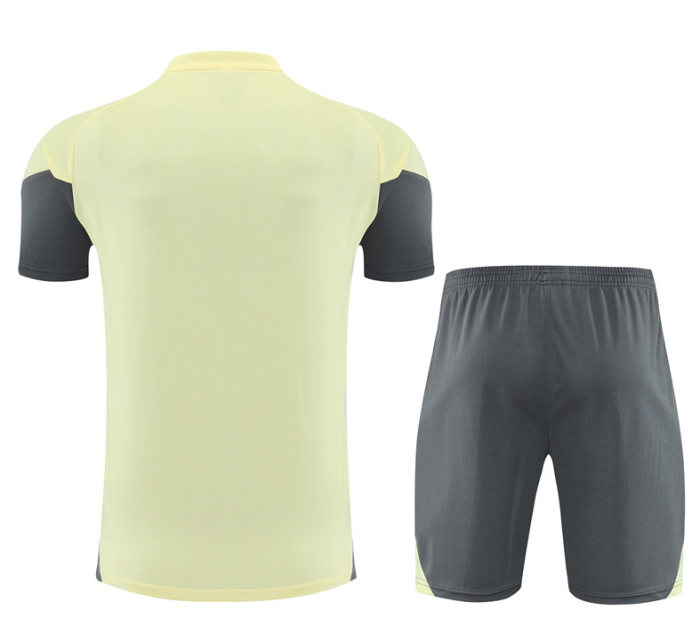 2526 Real Madrid short sleeved training kit white mens and kids