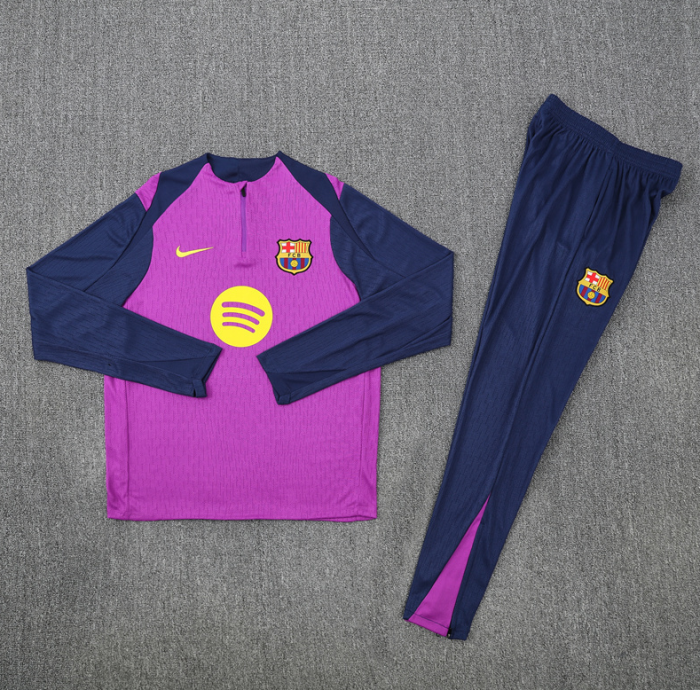 Barcelona Tracksuit 25/26 Purple Quater Zip Training Kit