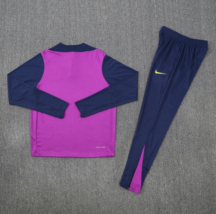 Barcelona Tracksuit 25/26 Purple Quater Zip Training Kit