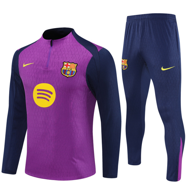 Barcelona Tracksuit 25/26 Purple Quater Zip Training Kit