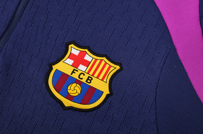 Barcelona Tracksuit 25/26 Royal blue Quater Zip Training Kit