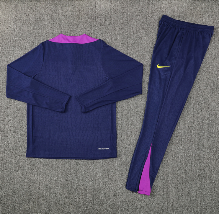 Barcelona Tracksuit 25/26 Royal blue Quater Zip Training Kit