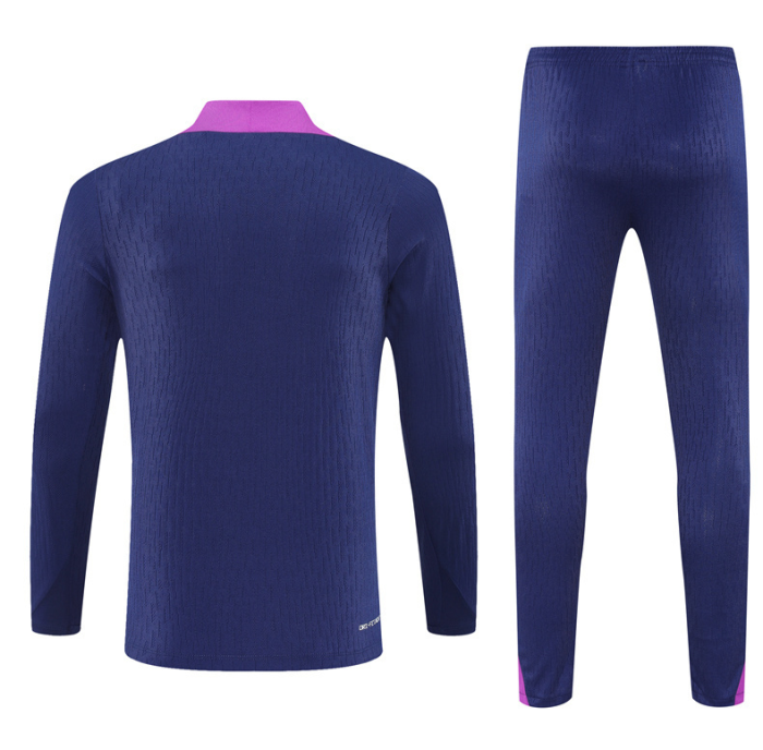 Barcelona Tracksuit 25/26 Royal blue Quater Zip Training Kit