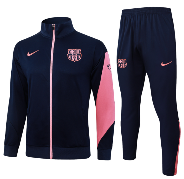 2526 Adult Barcelona Purple Long Zip Jacket kit Blue