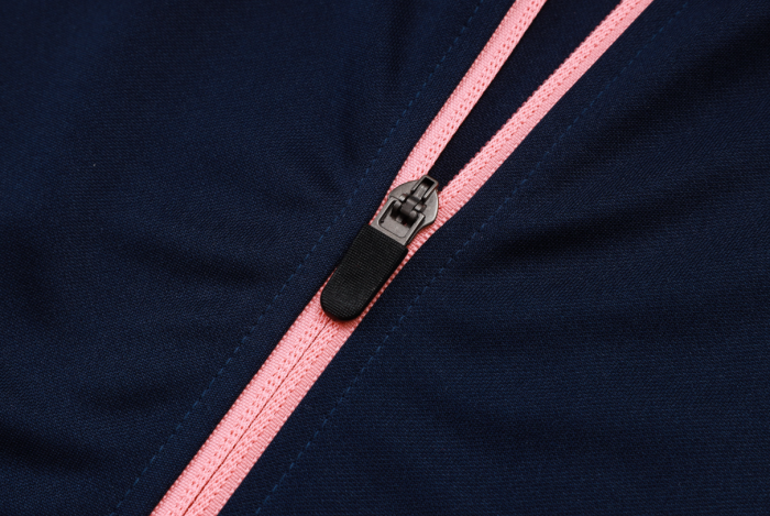 2526 Adult Barcelona Purple Long Zip Jacket kit Blue