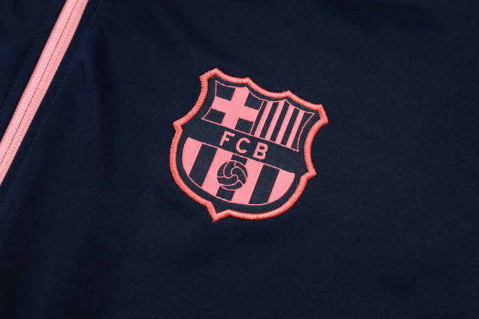 2526 Adult Barcelona Purple Long Zip Jacket kit Blue