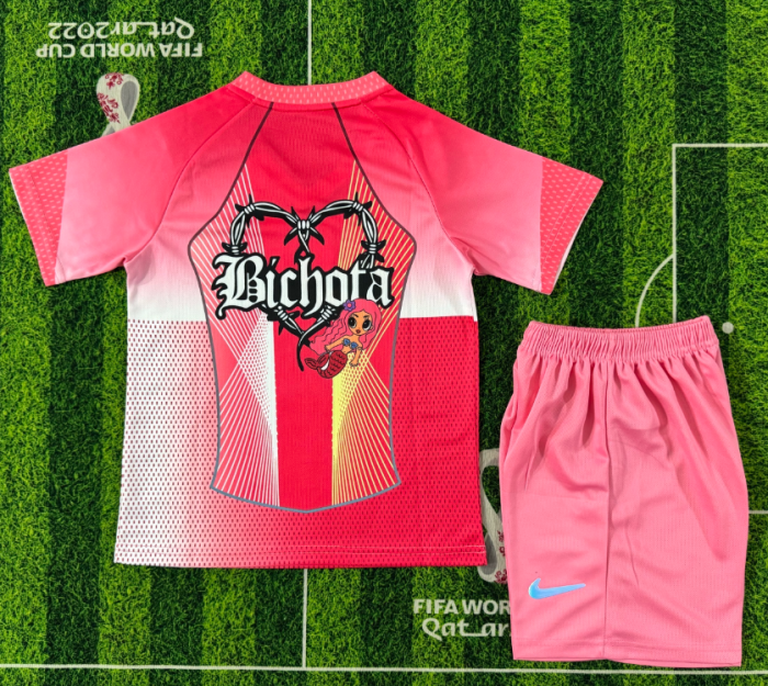 2526 kids Barcelona special edition jersey kit red