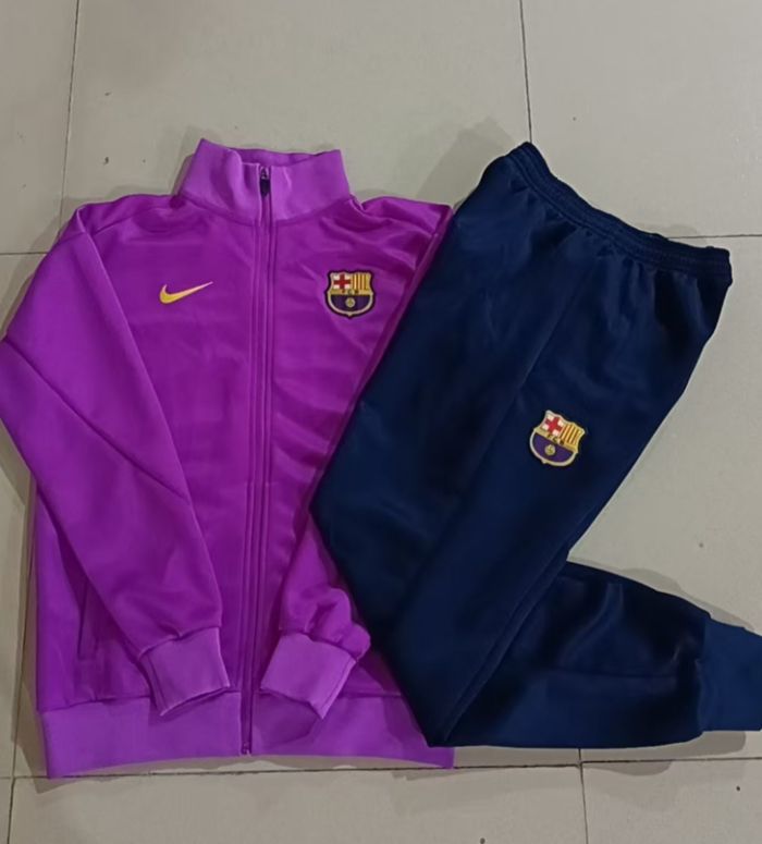 2526 Adult Barcelona Purple Long Zip Jacket kit