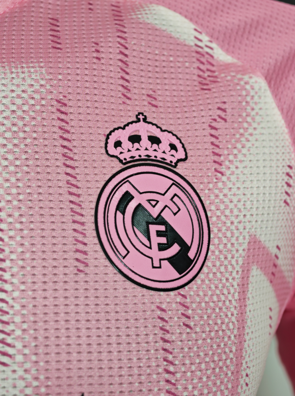 2526 Real Madrid Player version pink jersey