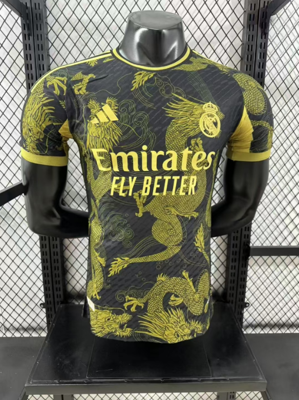 2526 Real Madrid Player version Golden Dragon Special Edition Jersey