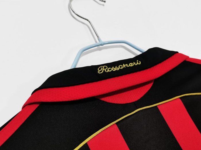 06-07 AC Milan home long sleeve kit