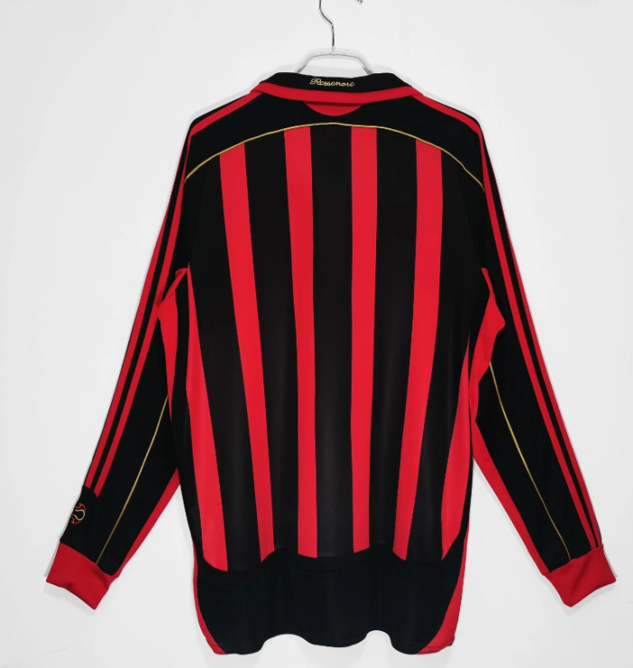 06-07 AC Milan home long sleeve kit