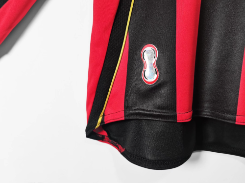 06-07 AC Milan home long sleeve kit