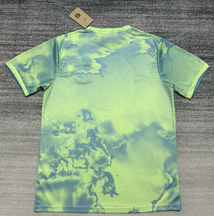 2526 Barcelona light green jersey