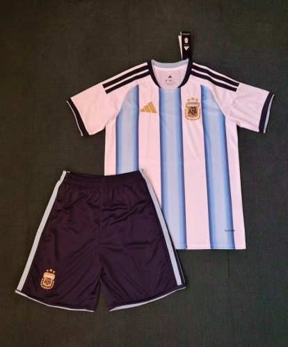 2526  Argentina football Home Jersey kids kit
