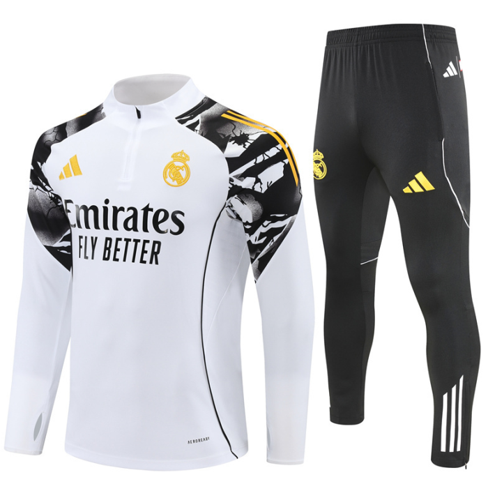 2526 Real Madrid white Tracksuit kit training RealMadrid