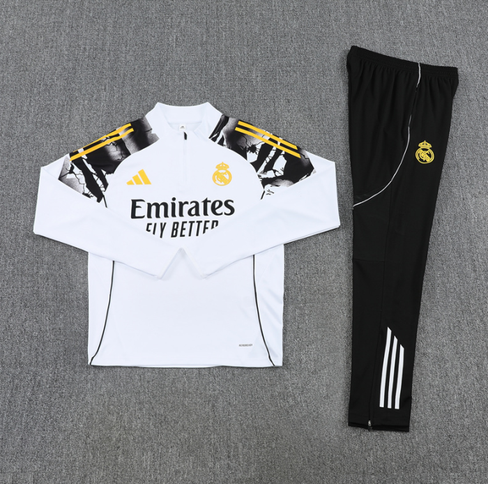 2526 Real Madrid white Tracksuit kit training RealMadrid