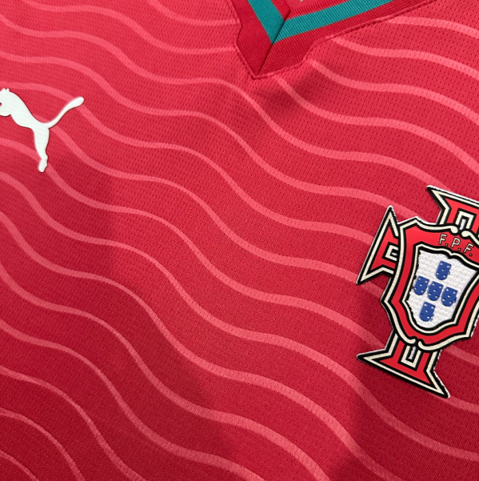 2627 S - 4XL Portugal home red jersey