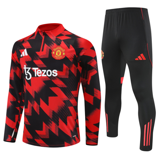 2526 Manchester United football tracksuit Quater Zip Training Kit ManchesterUnited