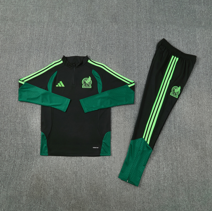 26 27 black Club de Fútbol México CF México Mexico football tracksuit Quarter Zip Training