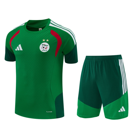 26 27 short sleeves green Algerian Football Club Algérie FC football Training