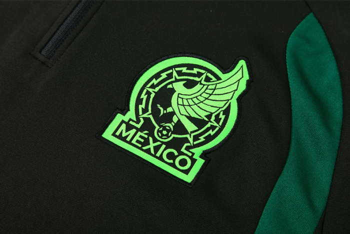 26 27 black Club de Fútbol México CF México Mexico football tracksuit Quarter Zip Training