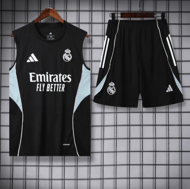2526 Real Madrid Sleeveless Training Suit Set