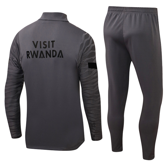 21 22 PSG Grey Training Suit Tracksuit kit
