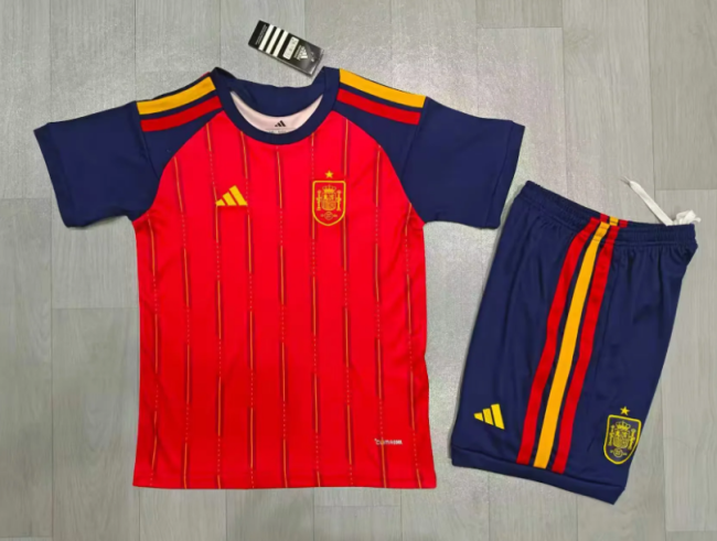 Copy 26 27 kids España Spain home jersey kit