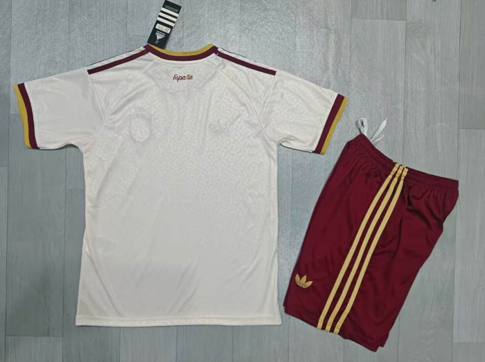 26 27 kids Spain away jersey kit