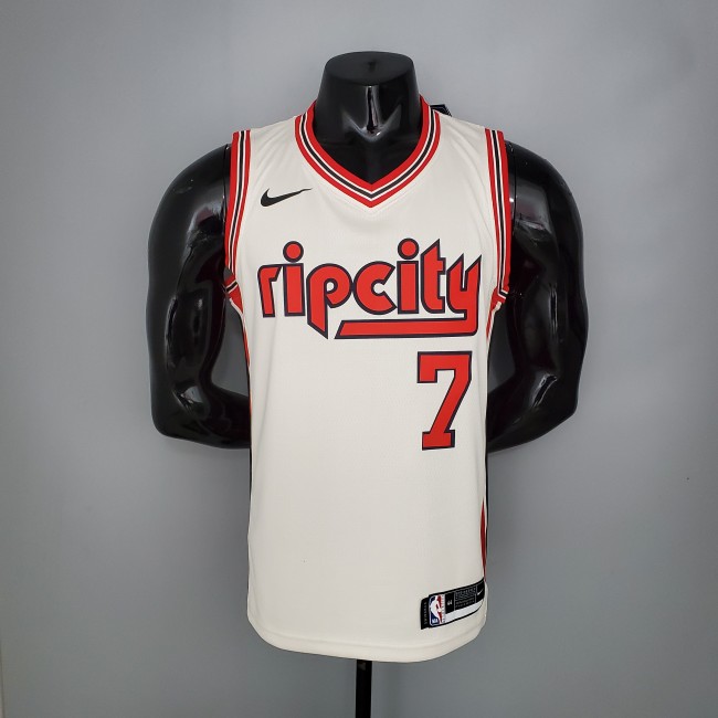 Brandon Roy Portland Trail Blazers Swingman Jersey Beige