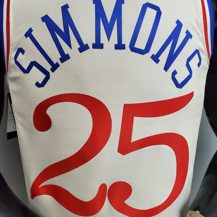 Ben Simmons Philadelphia 76ers City Limited Edition Swingman Jersey Beige
