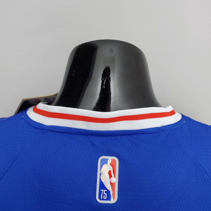 Tyrese Maxey Philadelphia 76ers 75th Anniversary Swingman Jersey Blue