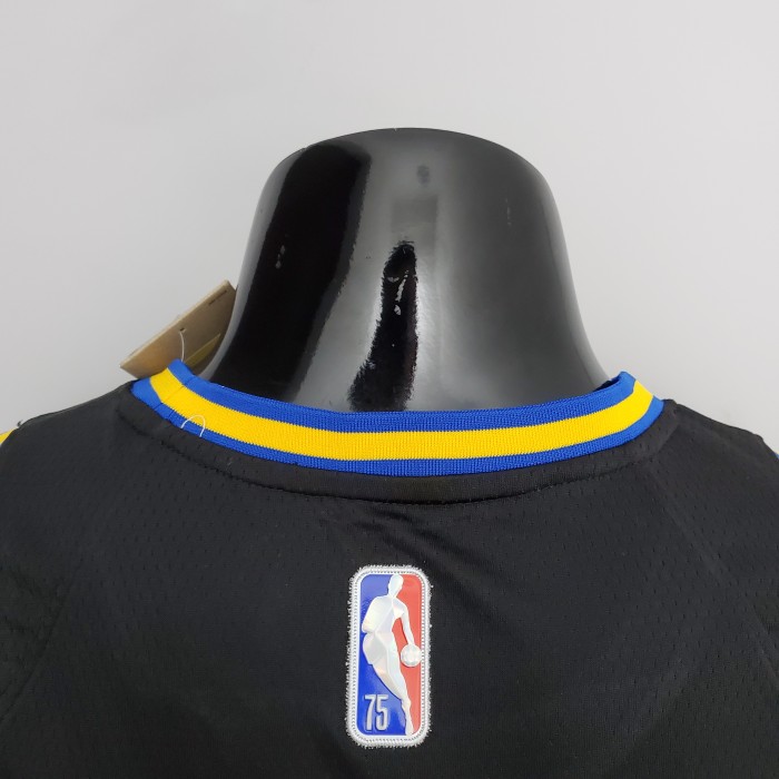 Stephen Curry Golden State Warriors 75th Anniversary Swingman Jersey Mexico Edition Black