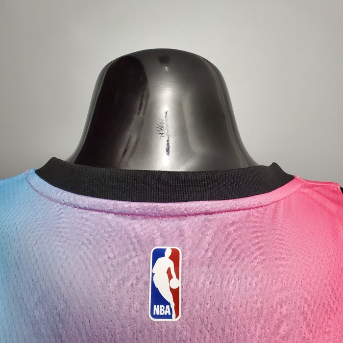 Jimmy Butler Miami Heat Swingman Jersey Pink Blue