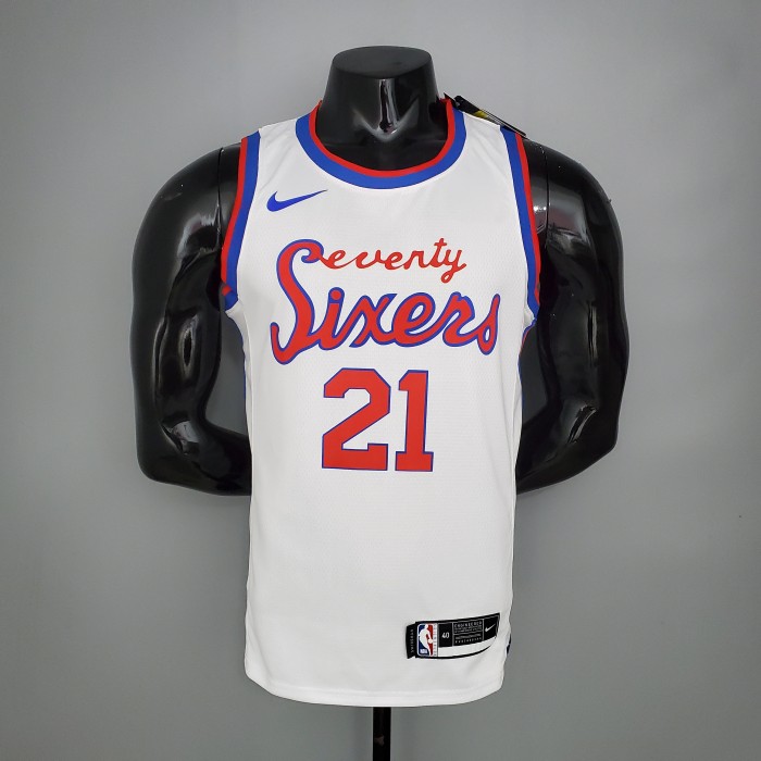 Joel Embiid Philadelphia 76ers Swingman Jersey White