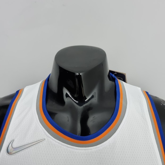 Carmelo Anthony New York Knicks 75th Anniversary Swingman Jersey White