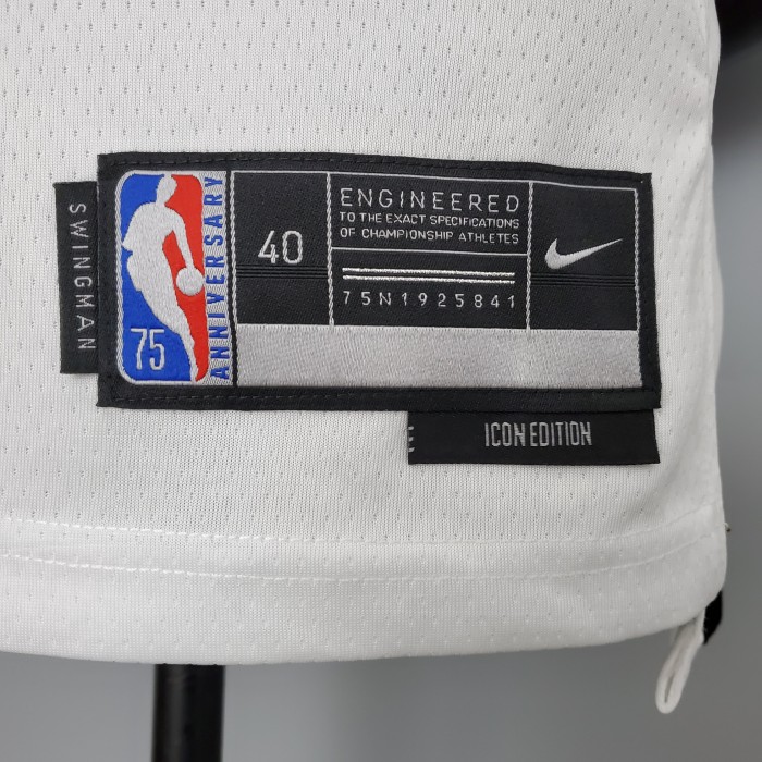 Kyrie Irving Brooklyn Nets 75th Anniversary Swingman Jersey White