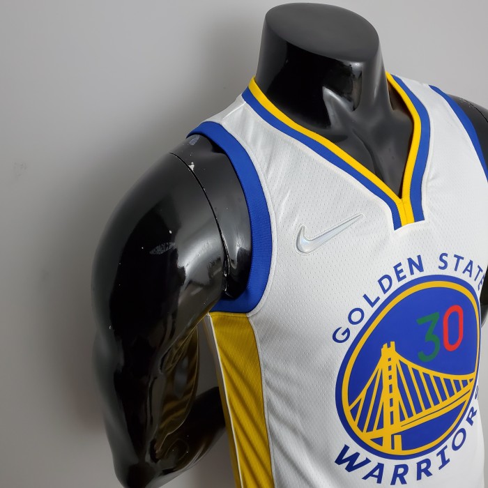 Stephen Curry Golden State Warriors 75th Anniversary Swingman Jersey Mexico Edition White