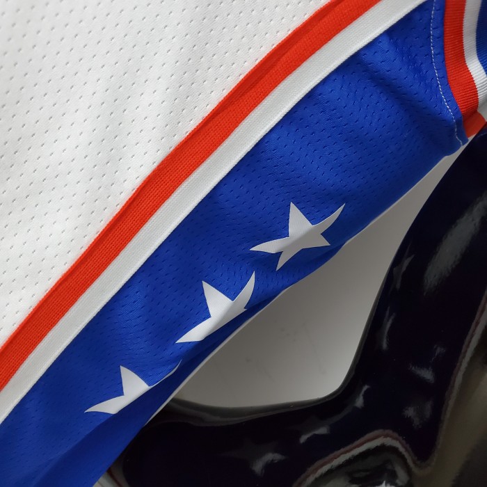 Allen Iverson Philadelphia 76ers 75th Anniversary Swingman Jersey White