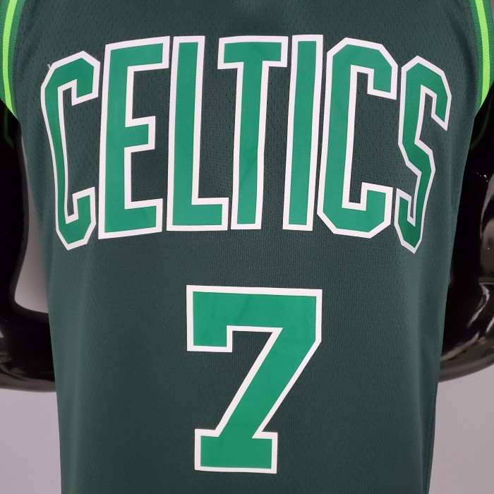 Jaylen Brown Boston Celtics Bonus Edition Swingman Jersey Dark Green