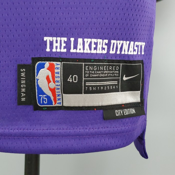 Dwight Howard Los Angeles Lakers 2021/22 City Edition Swingman Jersey Purple