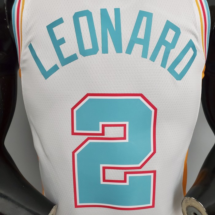 Kawhi Leonard San Antonio Spurs 2022 City Edition Swingman Jersey White