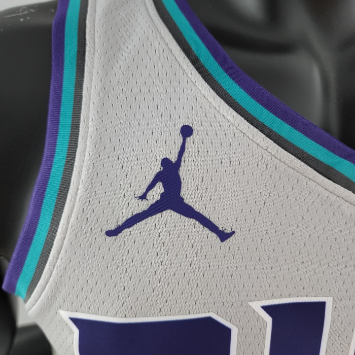 LaMelo Ball Charlotte Hornets Swingman Jersey Grey 2019